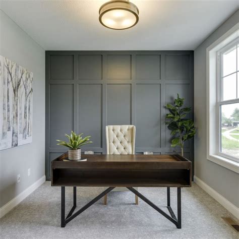 Simple Gray Office Walls Simple Ideas Home Decorating Ideas