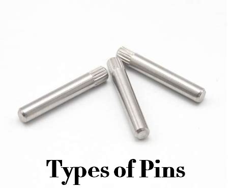 Types Of Machine Pins Guide To Pin Fasteners Industrial Pins Cnclathing
