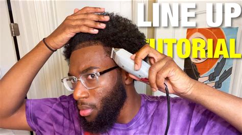 How To Front Taper Your Own Hairline Line Yourself Easy Diy