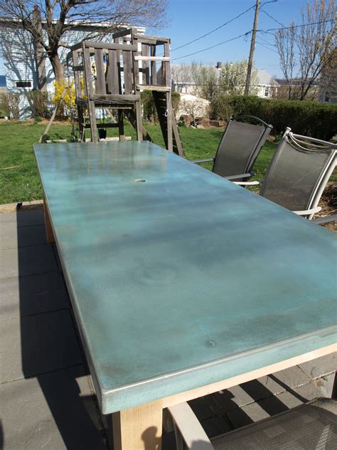 Stained Concrete Table