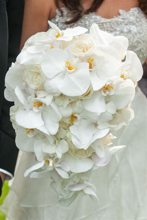 White Orchid Bouquet Wedding Bouquets N Flowers We Heart It