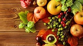 Many autumn products - Fruits wallpaper