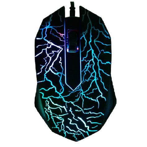 3 Buttons Usb Wired Luminous Gamer Computer Gaming Mouse 3200dpi Led