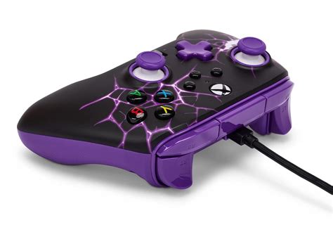 Powera Enhanced Wired Controller For Xbox Series Xs Purple Magma