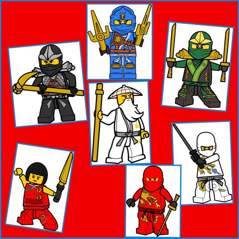 Ninjago Lego Svg Ninja Lego Svg File Layered Ninjago Svg Files Made For Cricut And