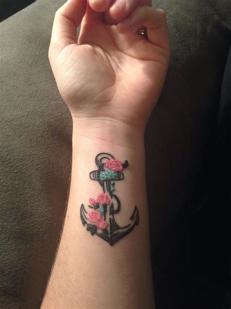 Pin By Lisa Pollok On Tattoos Anchor Tattoo Wrist Small Tattoos