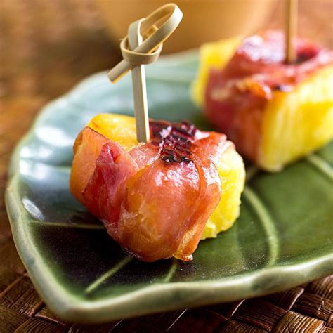 Prosciutto Wrapped Pineapple Bites Recipe Eatingwell