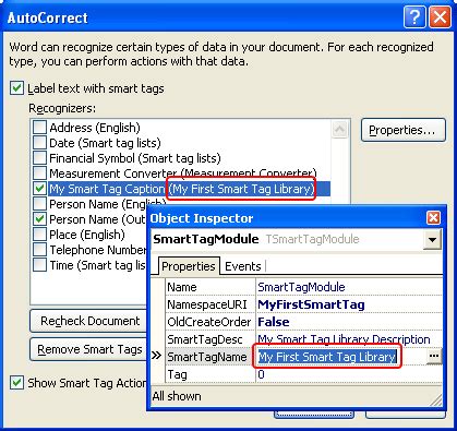 How irrelevant mentions are identified. Developing Smart Tags for Word, Excel, Outlook ...