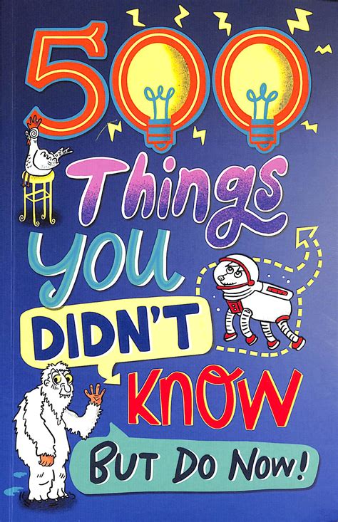 500 Things You Didnt Know But Do Now By Barnes Samantha