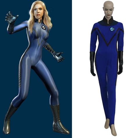 Fantastic Four Cosplay Costume Invisible Woman Cosplay Costume
