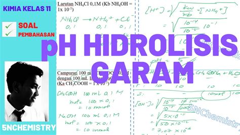 Menghitung PH Hidrolisis Garam YouTube