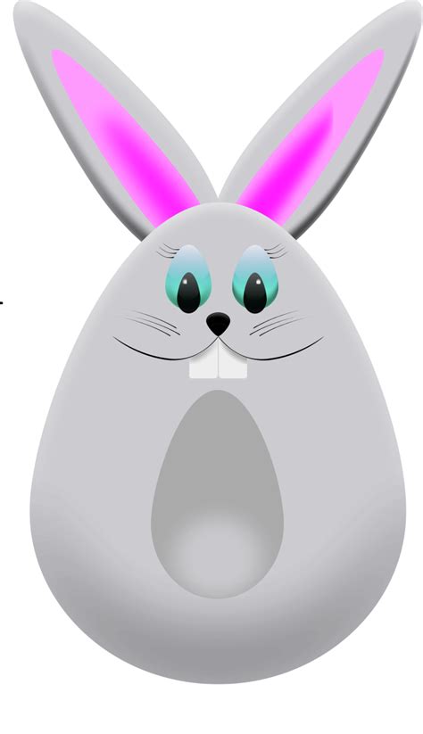 Easter Egg Bunny Clip Art Image Clipsafari