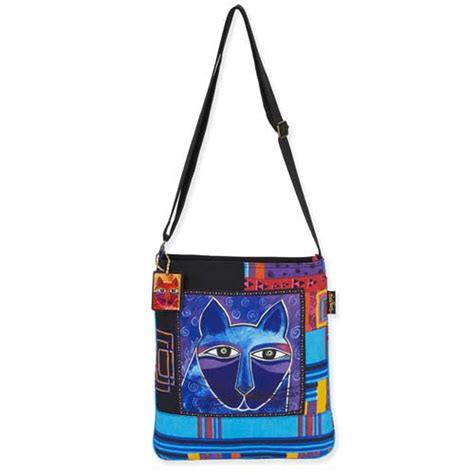 Laurel Burch Whiskered Cats Crossbody Tote
