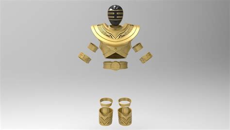 Discover more posts about gold zeo ranger. Gold Zeo Ranger Complete Armor for 3D Printing 3D model 3D printable STL