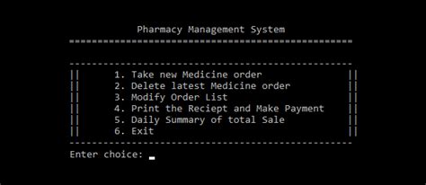 PHARMACY MANAGEMENT SYSTEM IN C WITH SOURCE CODE Source Code Project