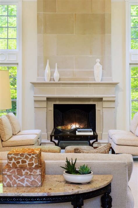 Fireplace Transitional Living Rooms Transitional Home Decor Living