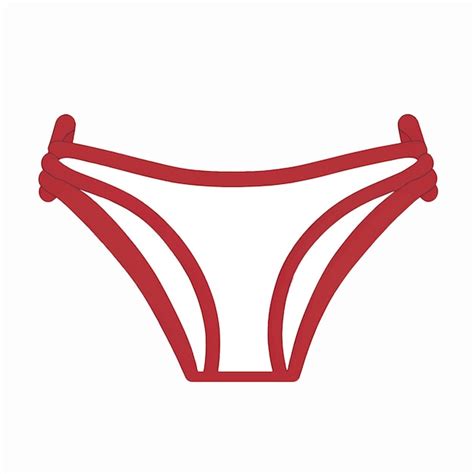 Premium Vector Thong Underwear Panty Fashion Illustration Icon Vector