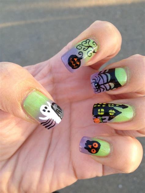 65 Diy Halloween Nail Designs That Are Positively Frightful Hubpages