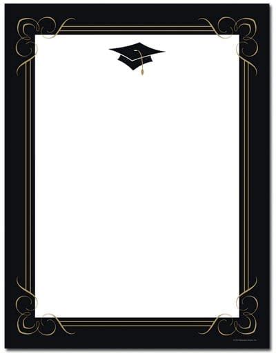 Blank Graduation Invitation