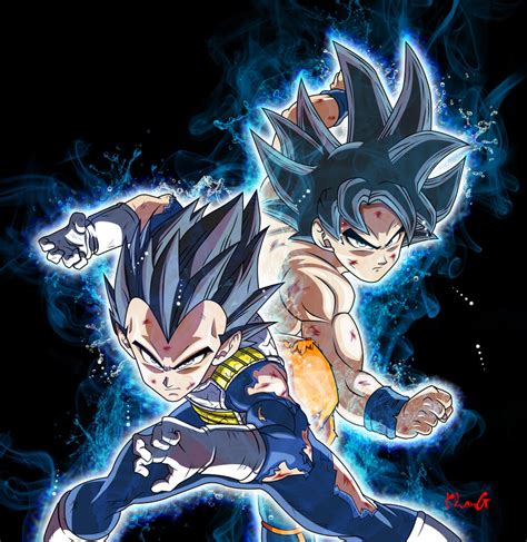 Goku And Vegeta By Khangraphist On Deviantart