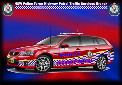 Nsw Police Force Traffic Servces Branch Highway Patrol Ve Commodore Ss