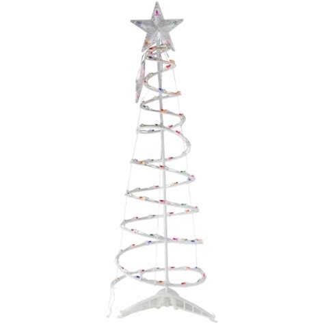 Northlight 4ft Lighted Spiral Christmas Tree With Star Tree Topper
