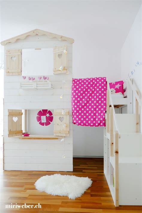 Geliebte baumhaus schafft holz montessori betten für kleinkinder, kinder und jugendliche. Hochbett, Haus, Hoch Bett Haus, selber bauen, Plan, Anleitung, DIY, Kinder, Bett, Haus, Spie ...