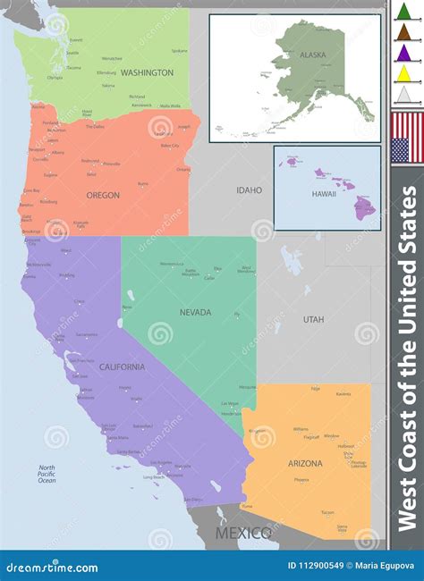 Map Of The West Coast Of The United States Draw A Topographic Map