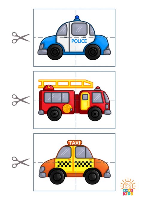 Printable Car Puzzles For Kids Amax Kids