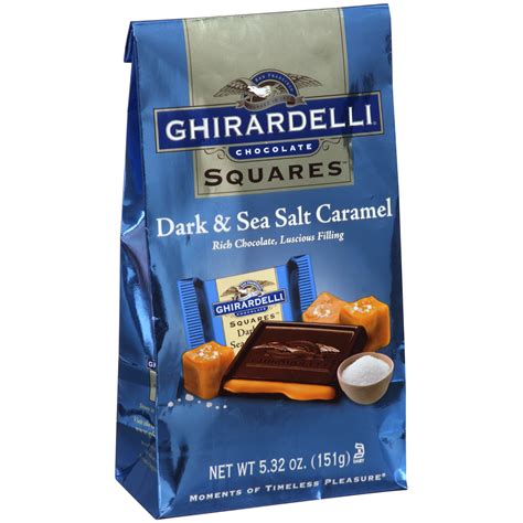 Ghirardelli Dark Chocolate Sea Salt Caramel Calories