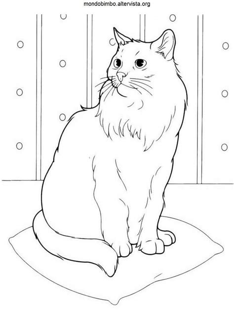 Disegno Di Milady Dei Gatti Da Colorare Cat Coloring Page Cartoon My