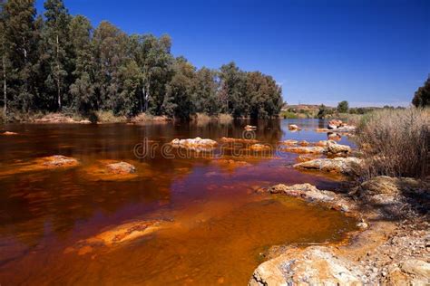River Tinto By Niebla Huelva Stock Image Image Of Andalusia