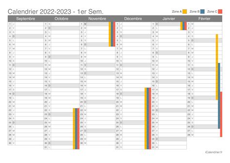 Calendrier Vacances Scolaires 2022 Et 2023 Toulouse Calendrier