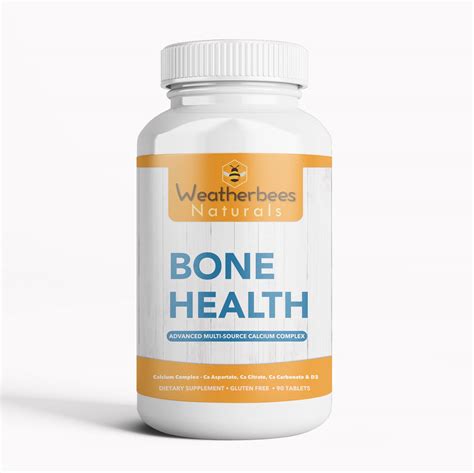 Bone Health Vitamin Supplement Weatherbees Naturals
