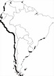 Print Blank Map Of South America