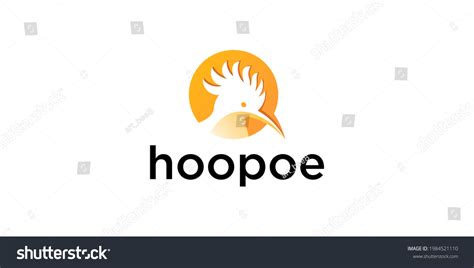 Hoopoe Bird Logo Design Template Stock Vector Royalty Free 1984521110