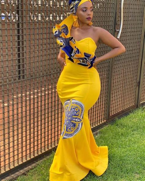 Latest Designs Of South African Traditional Dresses 2021 Shweshwe 4u
