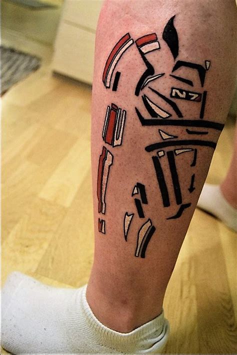 mass effect commander shepard tattoo mass effect tattoo gaming tattoo tattoos