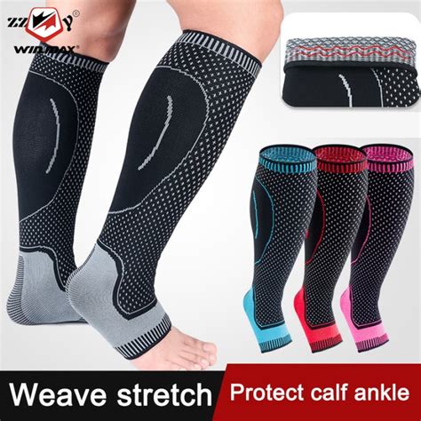 Winmax 1pcs Mens Compression Calf Sleeve Support Suitable For Basketball Running Football