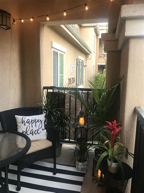 Apartment Balcony Small Apartment Patio Small Patio Decor Apartment