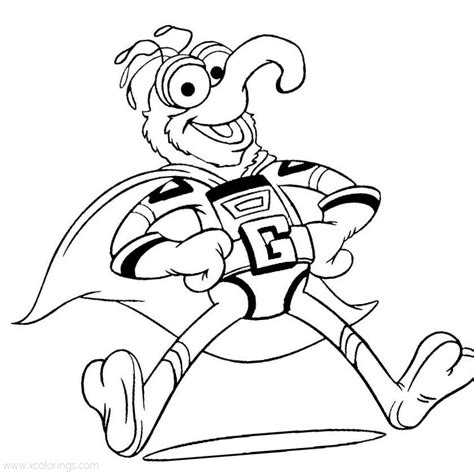Super Gonzo From Muppets Coloring Pages