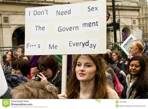 I Don T Need Sex The Government F S Me Everyday Editorial Image Image Of London March