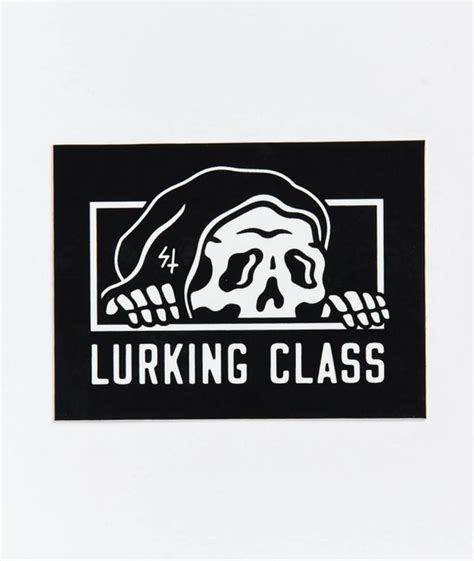 Lurking Class By Sketchy Tank Lurker Icon Sticker Zumiez Streetwear Logo Zumiez Sticker