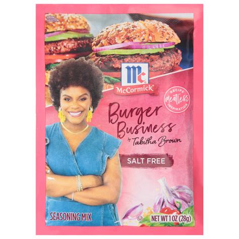 Save On McCormick Burger Business By Tabitha Brown Seasoning Mix Packet