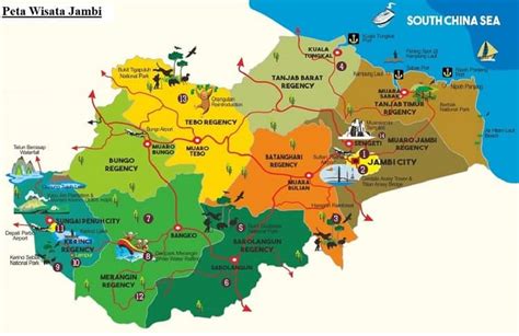 Peta Jambi Lengkap Dengan Kabupaten Dan Kotanya Vrogue Co