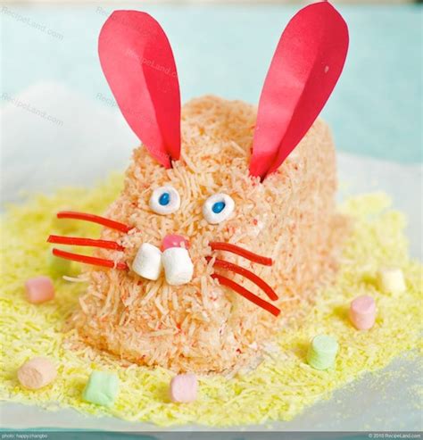 Easter Pink Easy Bunny Cake Recipe