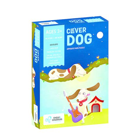 Clever Dog Counting Opposite Pairs Matching Board Game