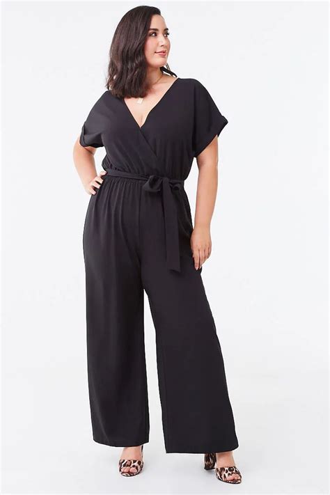 plus size surplice belted jumpsuit forever 21 jumpsuit plus size jumpsuit jumpsuit fall