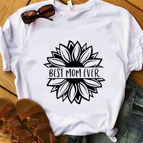 Best Mom Ever Svg Mothers Day Svg Sunflower Svg T Mom Svg Buy T Shirt Design Artwork