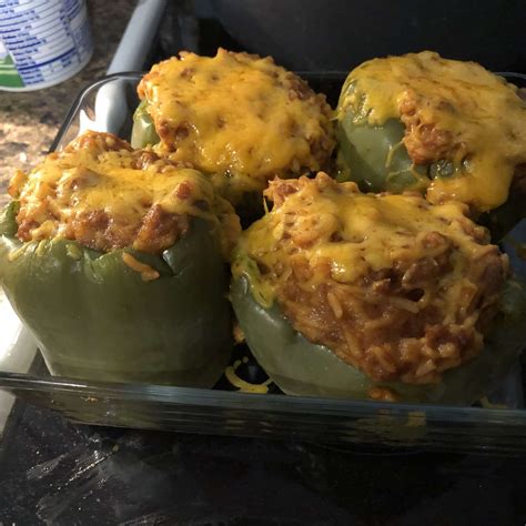 Sausage And Rice Stuffed Peppers Recipe